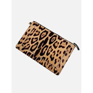 Jerome Dreyfuss Popoche M Imprimé Léopard Naturel Split Suede